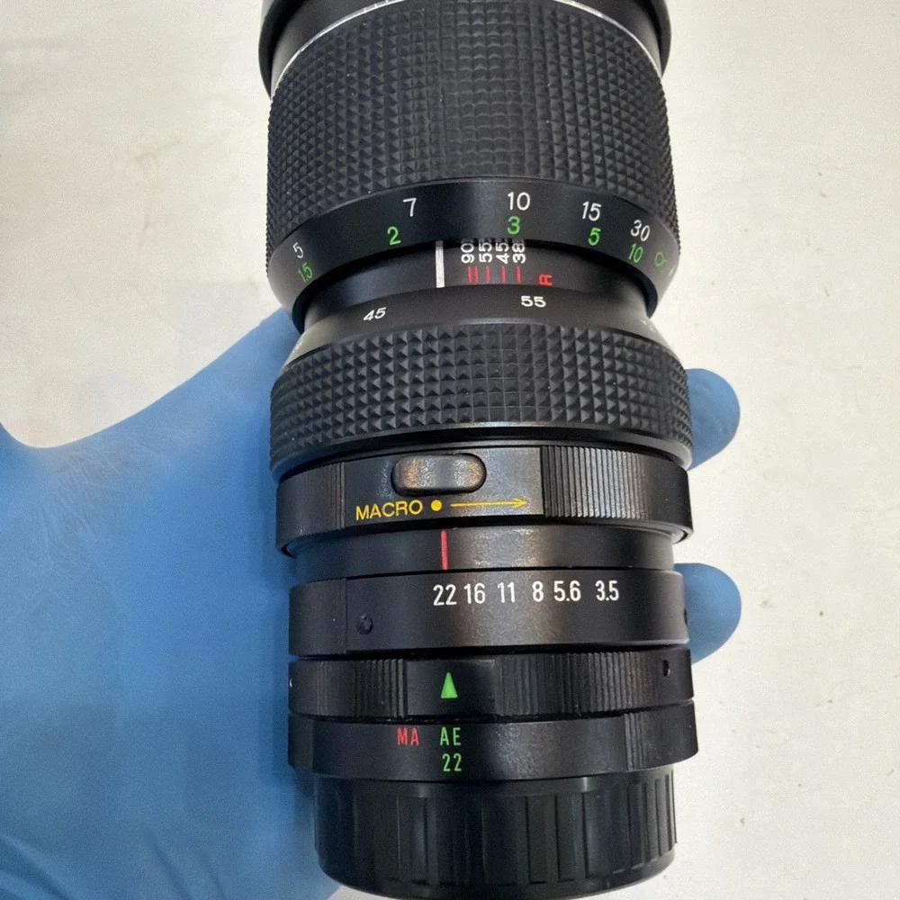 Vintage SUN ZOOM MACRO 38-90mm 1:3.5 MULTI COATED OPT No.509663 Made In Japan
